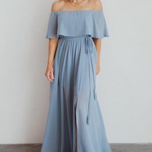 baltic born off the shoulder maxi dress